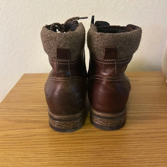 Taos Footwear Dark Brown Lace-Up Boots - Picture 7 of 9